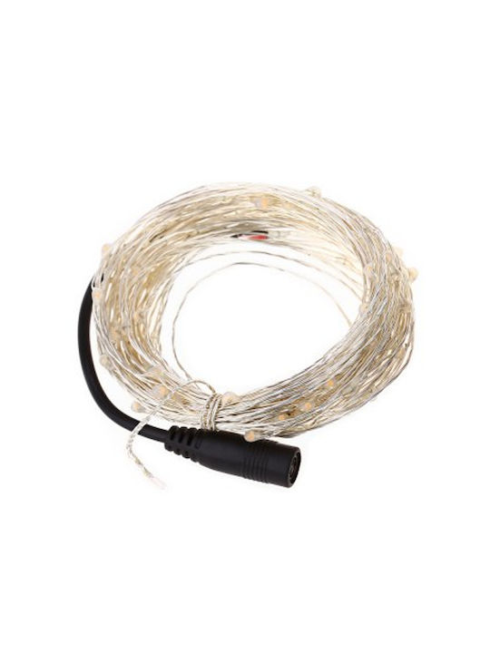 100 Luminite LED 10 m Roșii în Șir