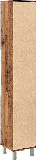 vidaXL Badezimmersäule Boden H30xB30xH179cm Braun