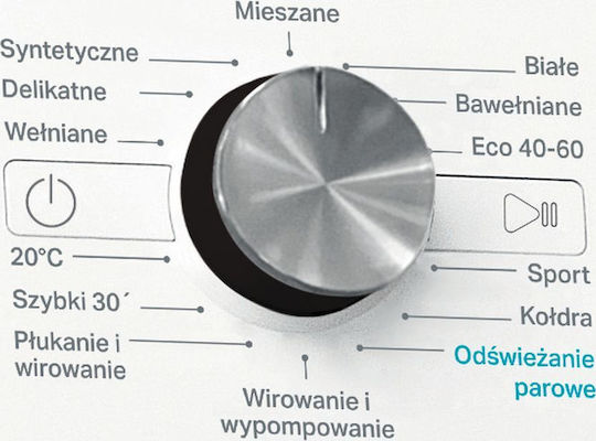 Whirlpool Mașină de Spălat Rufe 8kg cu Tehnologie cu Abur 1200 Rotiri Al 6-lea Simț FFB 8258 BV EE