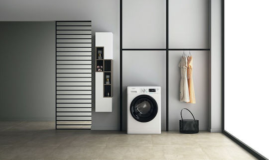Whirlpool Mașină de Spălat Rufe 8kg cu Tehnologie cu Abur 1200 Rotiri Al 6-lea Simț FFB 8258 BV EE
