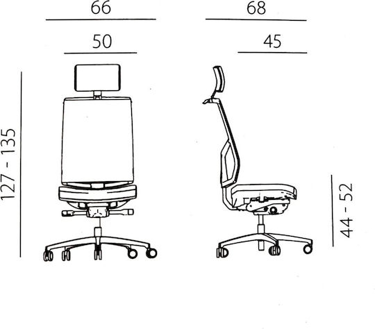 Powerton Marie Office Chair Grey