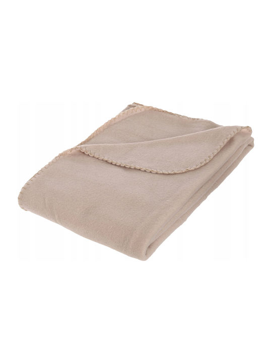 Atmosphera Pătură Fleece Pentru Canapea 125x150 cm Bej
