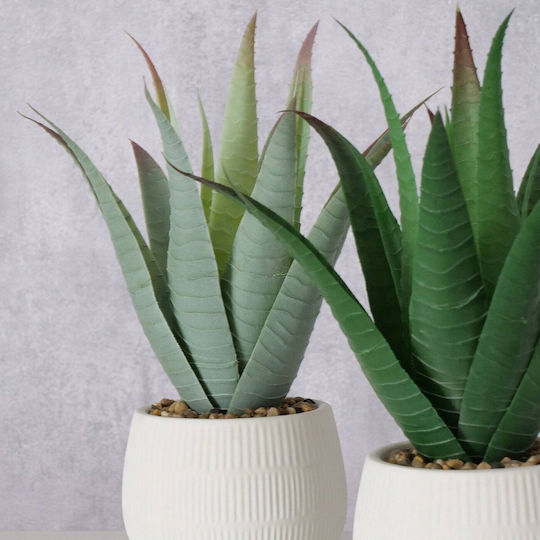 Künstliche Pflanze im Töpfchen Aloe 29cm Boltze