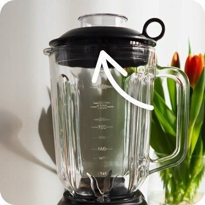 Huslog Μπλέντερ με Πλαστική Κανάτα 1.5 lt 1200W Γκρι