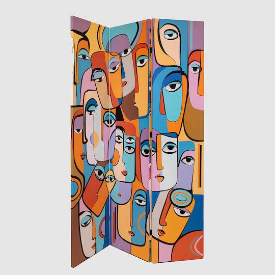 Raumteiler aus Segeltuch 2 Doppelseitig 120x180cm