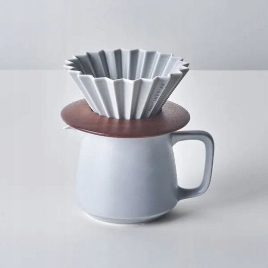 Origami Serviergeschirr Hölzernes Braun 1pcs