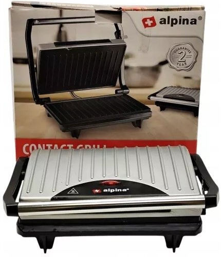 Alpina Appliances Τοστιέρα Γκριλιέρα 700W Inox