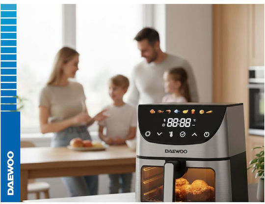 Daewoo Air Fryer cu Wi-Fi 6.5l Gri DAF1600IX