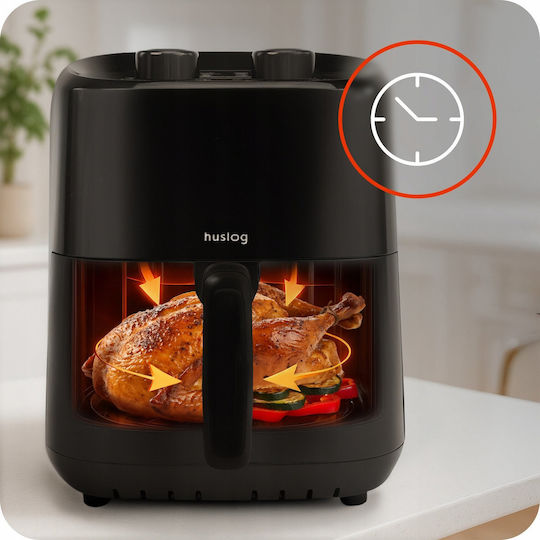Huslog Air Fryer 3.5lt Black