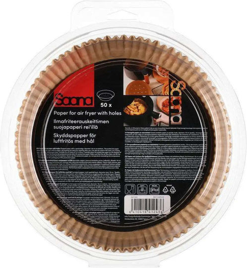 Paper Basket Non-stick Papers for Air Fryer 50 Pieces