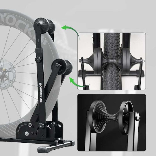Rockbros Hs-026ac Folding Service Bike Stand Black Black