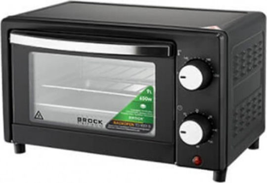 Brock Ηλεκτρικό Φουρνάκι 9lt Χωρίς Εστίες