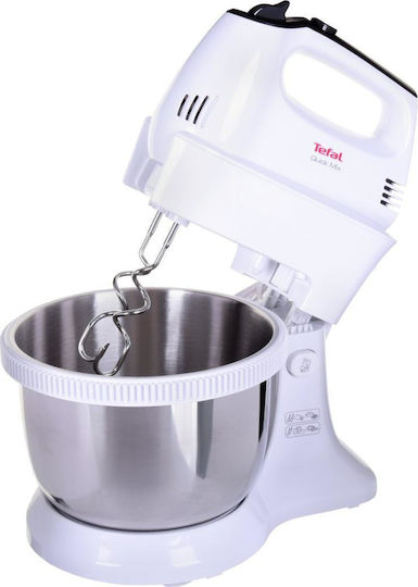 Tefal Mixer mit Edelstahlbehälter Weiß