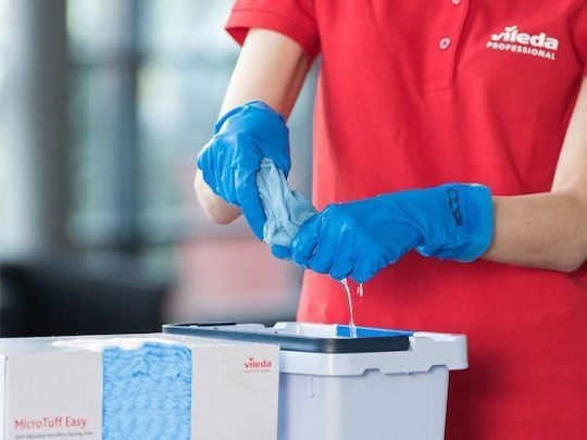 Vileda Cleaning Cloths with Microfibers General Use Blue 30x30cm