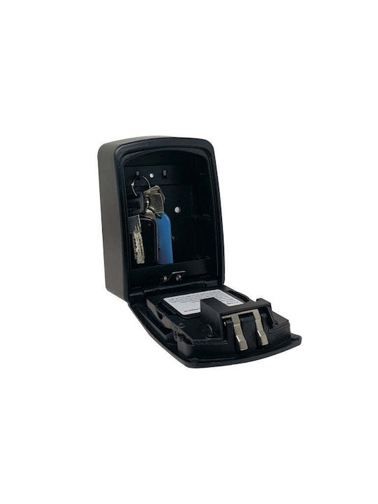 iSnatch Metallic Wall Key Hook With Lock 10.5x5.5x5.5cm