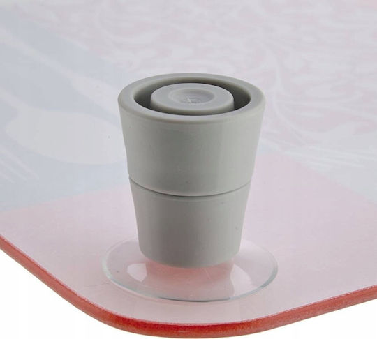 Protective Cooker Plates Flowers 2 Pieces Glass 52 x 30 Cm