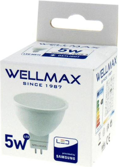 Wellmax LED Bulbs 5W and Shape MR16 Cool White 425lm 10pcs