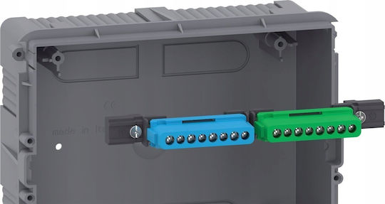 Modular Switchgear 1x8 Flush Mounted IP40 Easy9 EZ9EU-1-8-PT-P Door White EZ9EUB108