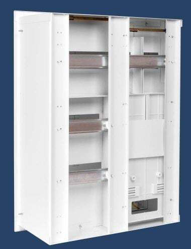 Concealed Counter Cabinet 1 Meter 3-Phase 36 Modules IP30 RW-36-P Z O
