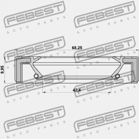 Σφραγίδα Μισού Άξονα Ford Everest Ep 2009 Eu 4431799