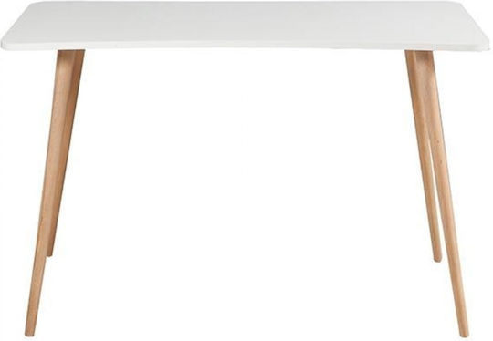 Desk Wooden White 80x40x73cm