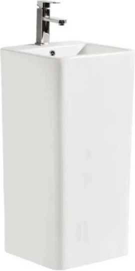 Inter Ceramic ICC 4183 Νιπτήρας Δαπέδου Πορσελάνης 41x41cm Λευκός