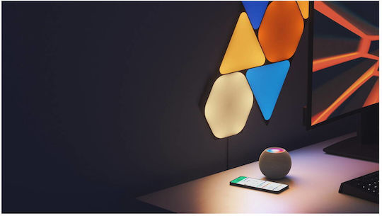 Nanoleaf Smart Dekoratives Tischlampen Shapes LED RGBW 9Stück 20cm