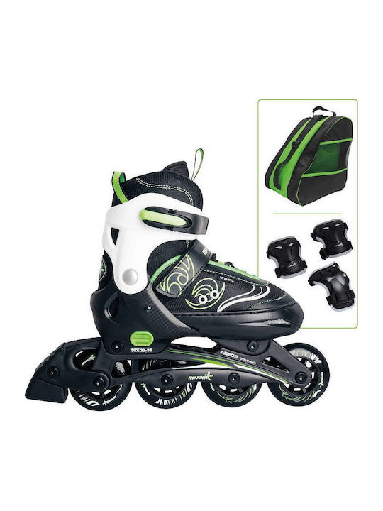 Muuwmi Inline Αυξομειούμενα Rollers Πράσινα Παιδικά Muuwmi Inline Αυξομειούμενα Rollers Πράσινα Παιδικά