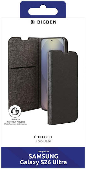 Bigben Калъф Galaxy S26 Ultra С Функция За Поставка И Държач За Карти Черен