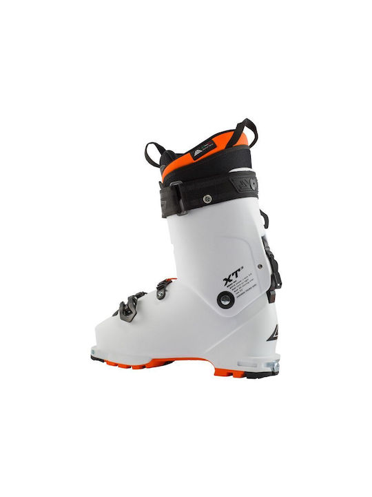 Lange Kinder Ski-Stiefel Weiß