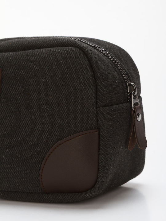 Stoff Damen Handtasche Handtasche Schwarz