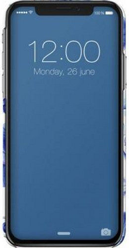 Калъф iDeal Of Sweden за iPhone X XS Baby Blue Orchid White Blue