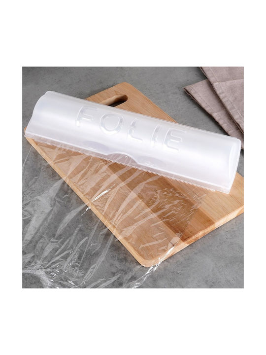 Excellent Houseware Distribuitor de role din plastic transparent 32x8.5x5cm