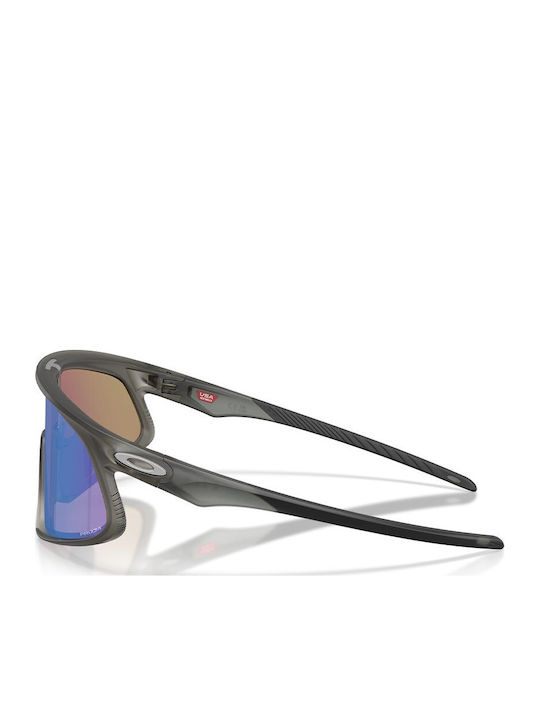 Oakley Prizm Sapphire Unisex Sonnenbrillen mit Grauem Rahmen und Grauen Gläsern OO9524-04