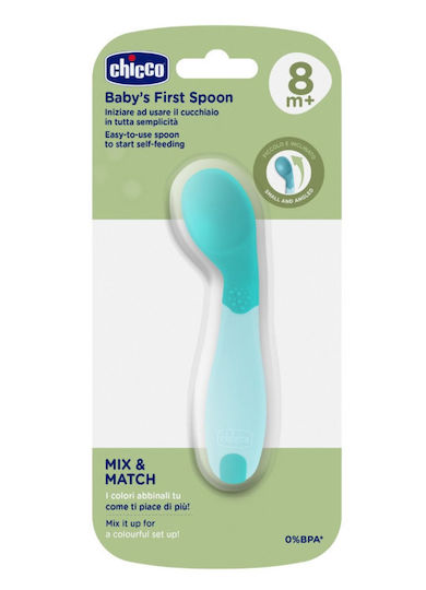 Chicco din silicon pentru 8+ luni Verde