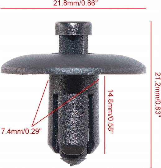 10x Wheel Arch Liner Clip Bumper Audi A4 A5 Q3 Q5