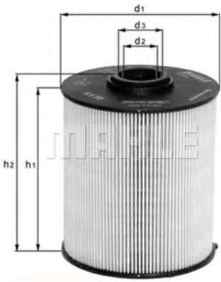 Mahle Original Fuel Filter Kx 182d