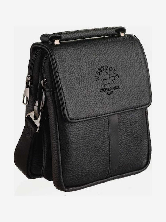 Leather Women's Shoulder Bag Black