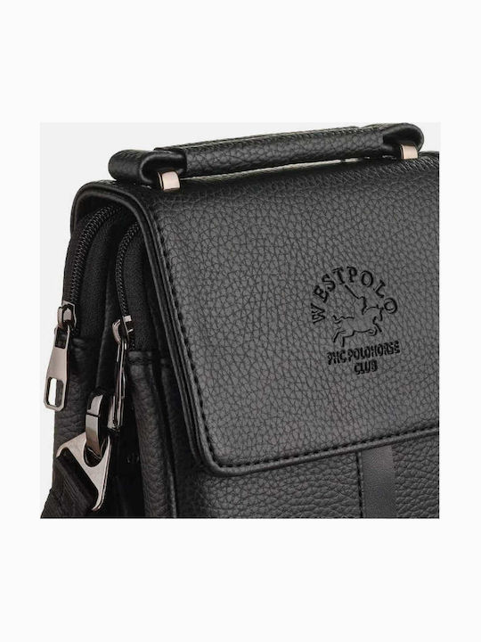 Leather Women's Shoulder Bag Black