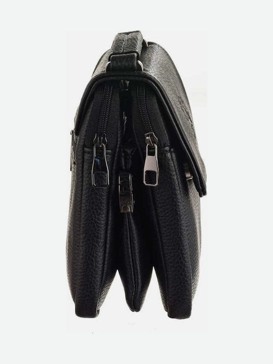 Leather Women's Shoulder Bag Black