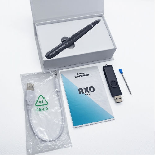 RXO Cheating Pen Right-Handed (Document Reading/Dark Screen/Emergency Button/PDF, WORD, TXT) 8GB