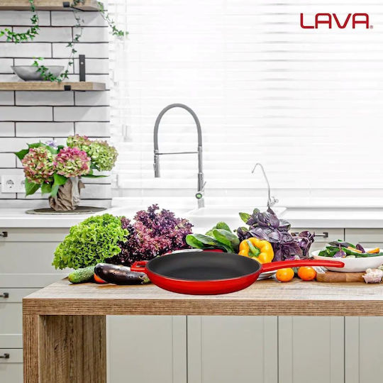 Lava Cast Iron Pan with Enamel Coating 20cm
