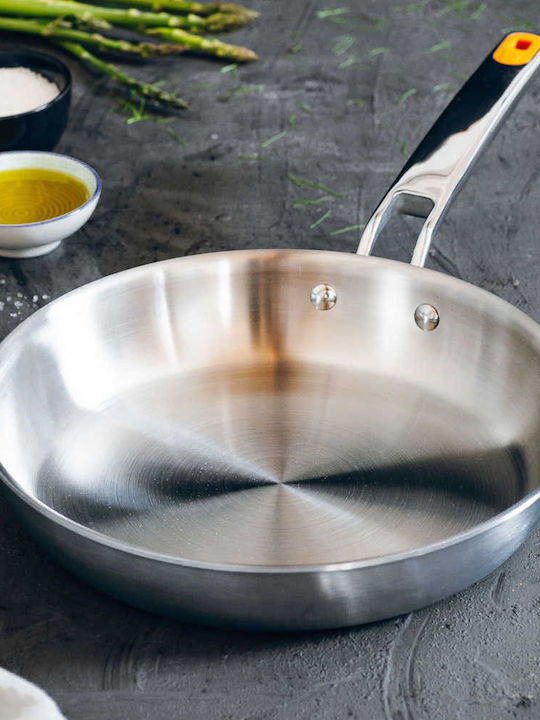 Bra Effizientes Rostfreier Stahl Pfanne 28cm