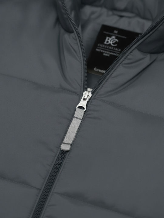 Bodywarmer Ärmellos Herren Jacke Puffer Gray