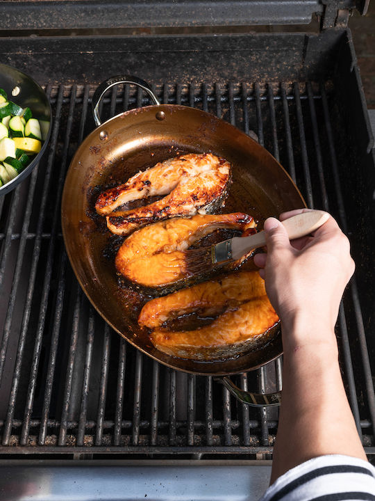 De Buyer Mineral B Saganaki Pan Made of Steel with Non-Stick Coating 24cm