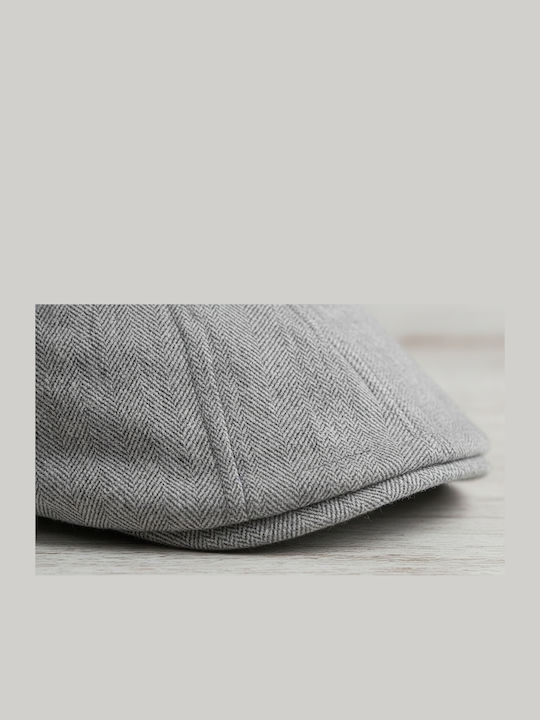 Beechfield Men's Beret Light Grey