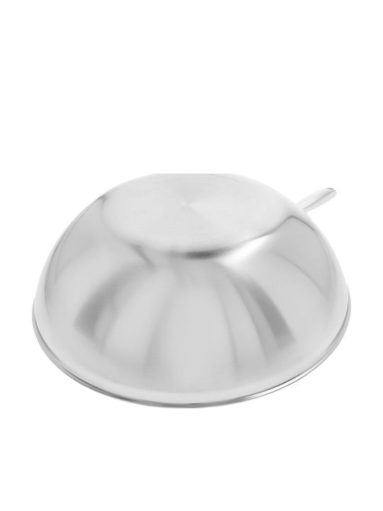 Demeyere Doppelte Stahl Wok mit Deckel 30cm