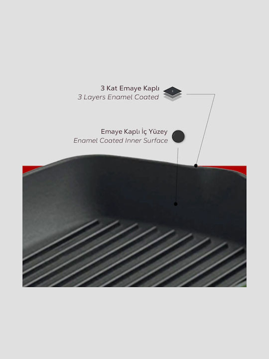 Lava Lava Gusseisen Grill 26cm