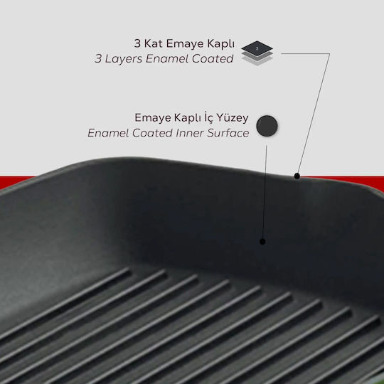 Lava Γκριλιέρα από Μαντέμι 26cm