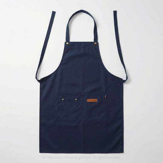 Catering-Schürze Kellner Ganzkörper PRC GSPS6080SN2522-Blau